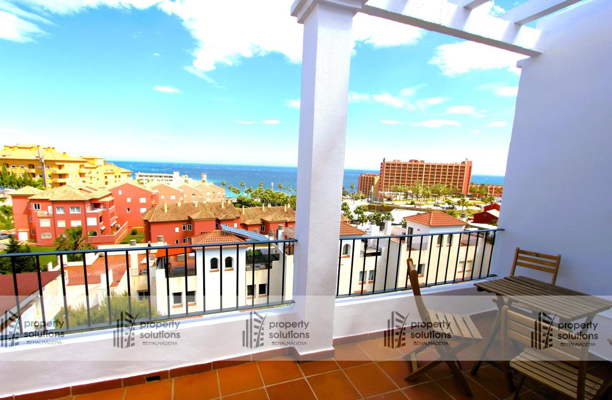 Lejlighed Lomas De Mena 20 - Atico Con Vistas Al Mar - Barbacoa Y Piscina- Parking Gratis -excelente Conexion Wifi Benalmádena